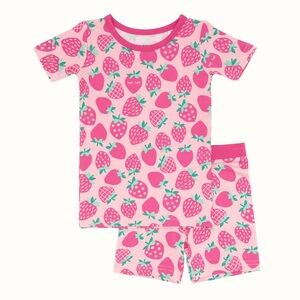 Little Sleepies 🍓 Sweet Strawberry short pajamas size 3T